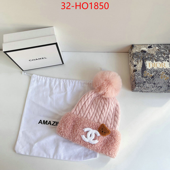 Cap (Hat)-Chanel,1:1 replica wholesale , ID: HO1850,$: 32USD