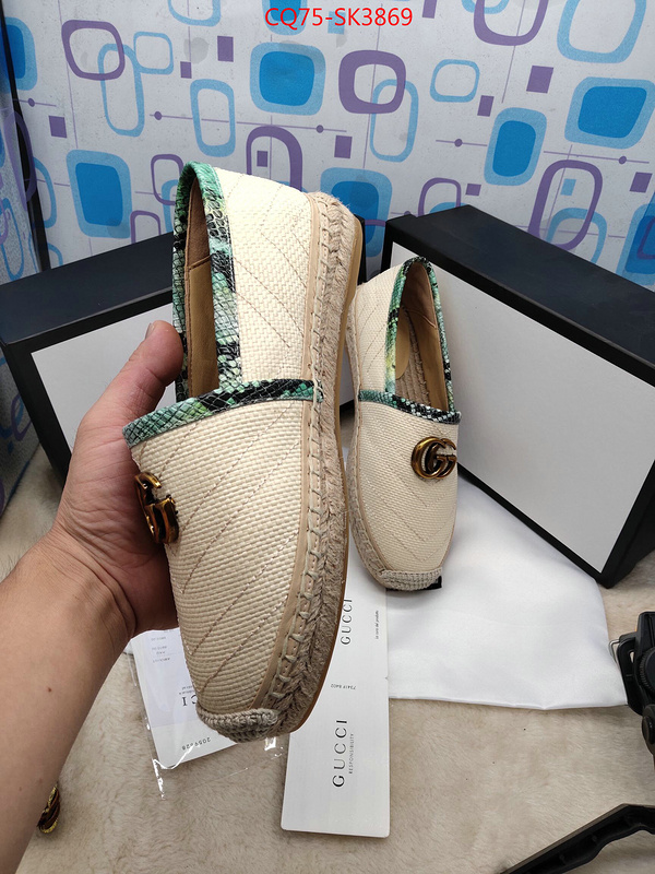 Women Shoes-Gucci,aaaaa class replica , ID: SK3869,$: 75USD