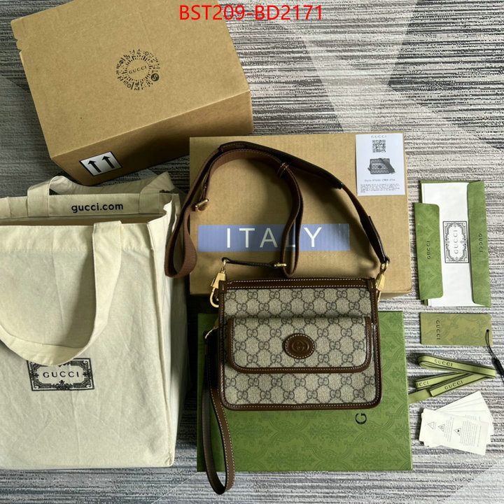 Gucci Bags(TOP)-Diagonal-,most desired ,ID: BD2171,$: 209USD