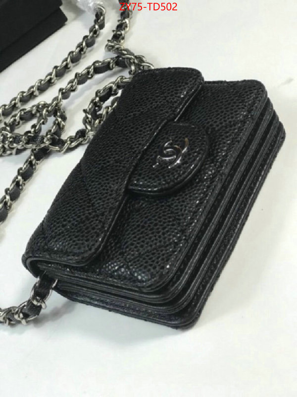 Chanel Bags(4A)-Wallet-,ID: TD502,$: 75USD