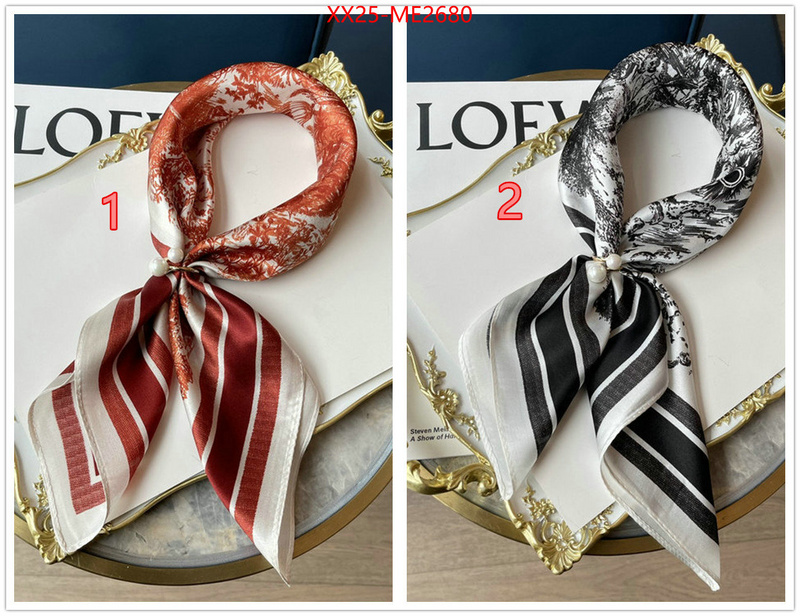 Scarf-Dior,fake designer , ID: ME2680,$: 25USD