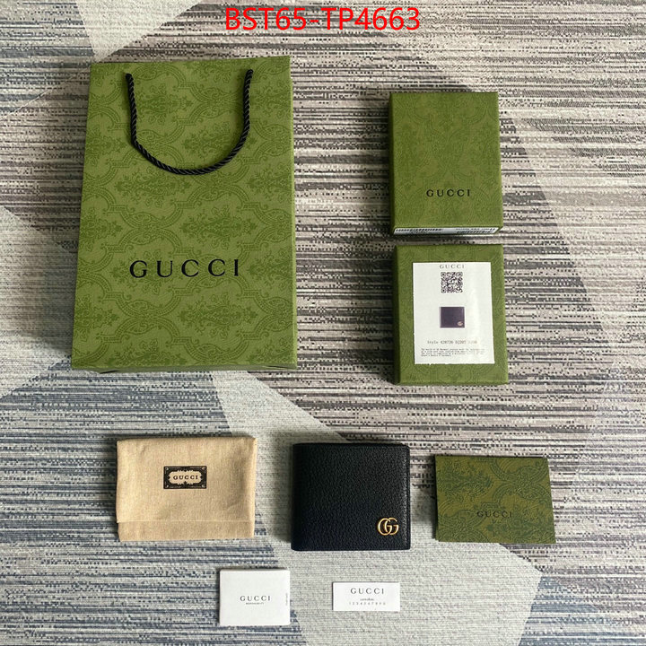 Gucci Bags(TOP)-Wallet-,ID: TP4663,$: 65USD