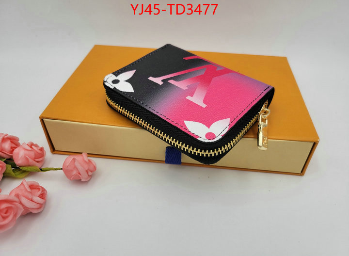 LV Bags(4A)-Wallet,ID: TD3477,$: 45USD