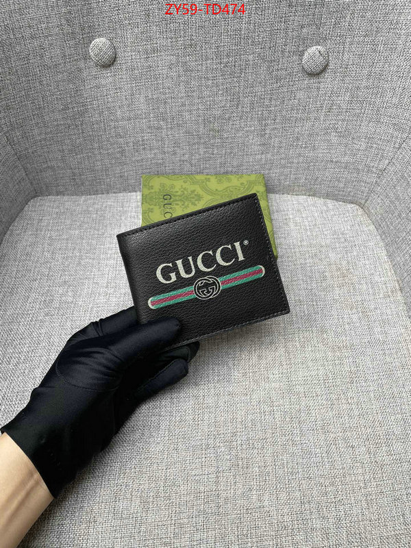 Gucci Bags(4A)-Wallet-,ID: TD474,$: 59USD