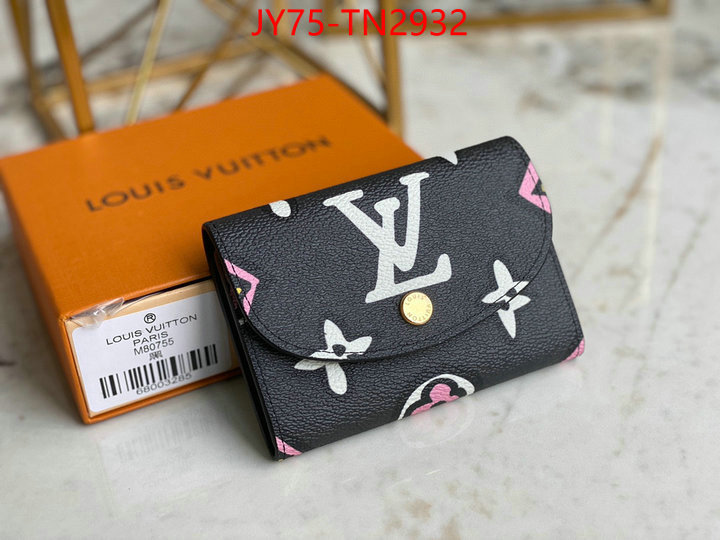 LV Bags(TOP)-Wallet,ID: TN2932,$: 75USD