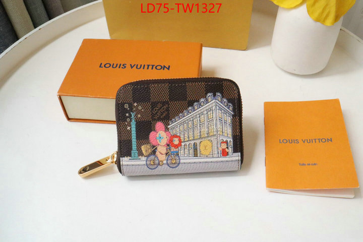 LV Bags(TOP)-Wallet,ID: TW1327,$: 75USD