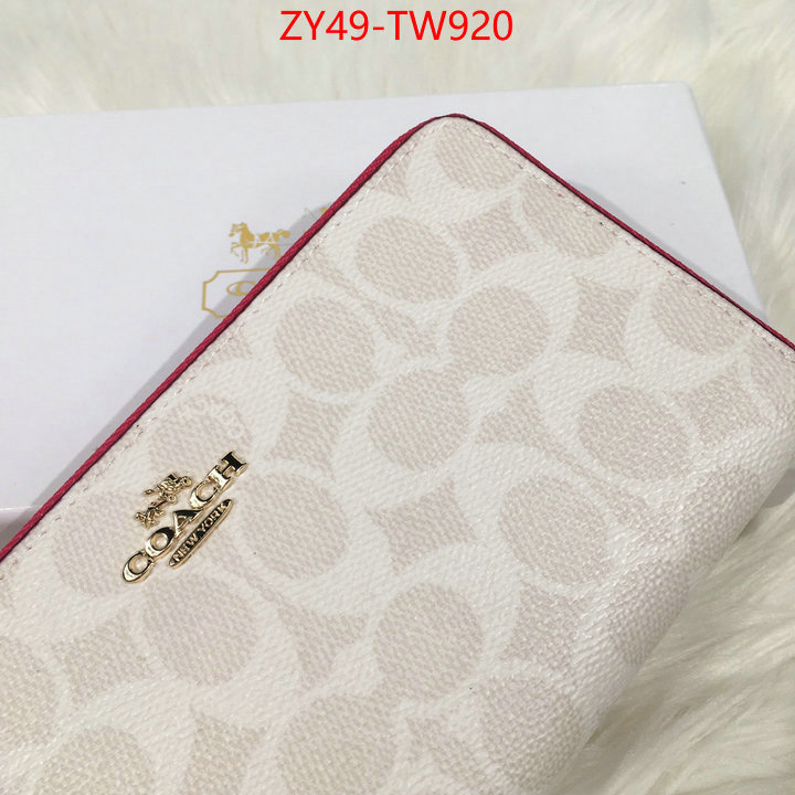 Coach Bags(4A)-Wallet,high quality online ,ID: TW920,$: 49USD