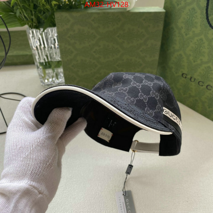 Cap (Hat)-Gucci,high quality 1:1 replica , ID: HV128,$: 32USD