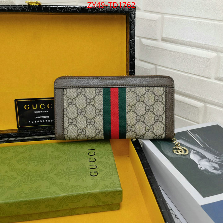 Gucci Bags(4A)-Wallet-,can i buy replica ,ID: TD1762,$: 49USD