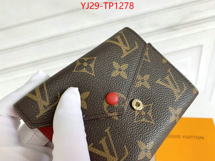 LV Bags(4A)-Wallet,ID: TP1278,$: 29USD