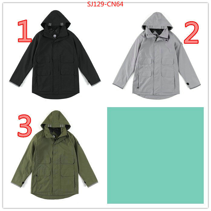 Down jacket Men-Canada Goose,top quality designer replica , ID: CN64,$: 129USD