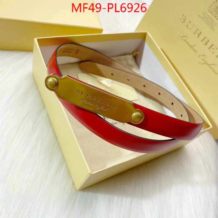 Belts-Burberry,can you buy knockoff , ID: PL6926,$: 49USD