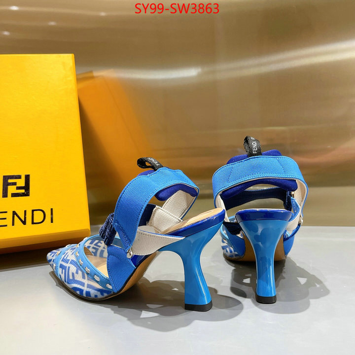 Women Shoes-Fendi,fashion replica , ID: SW3863,$: 99USD