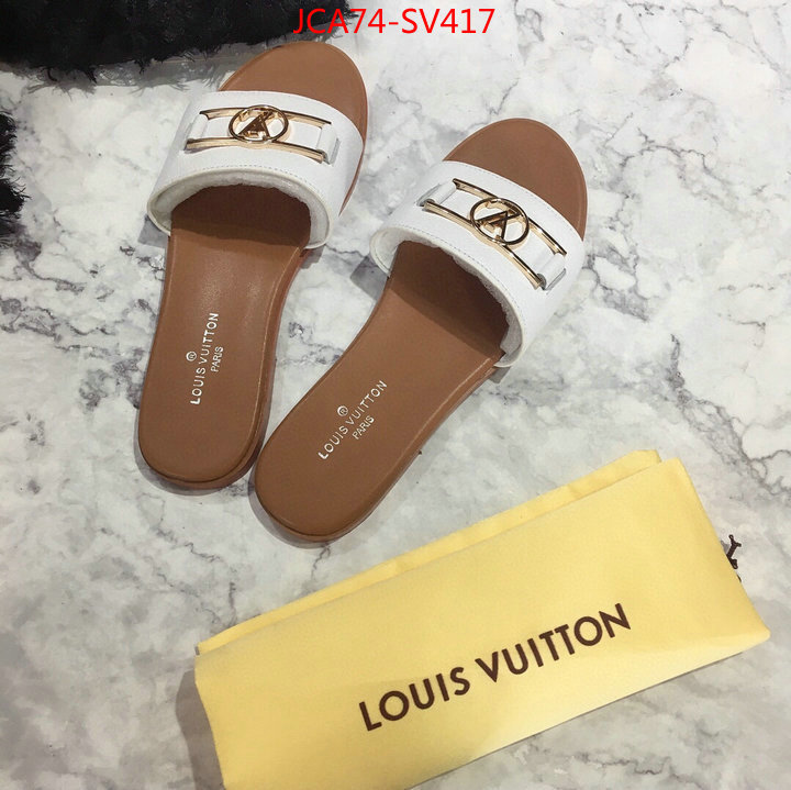 Women Shoes-LV,what 1:1 replica , ID: SV417,$:74USD