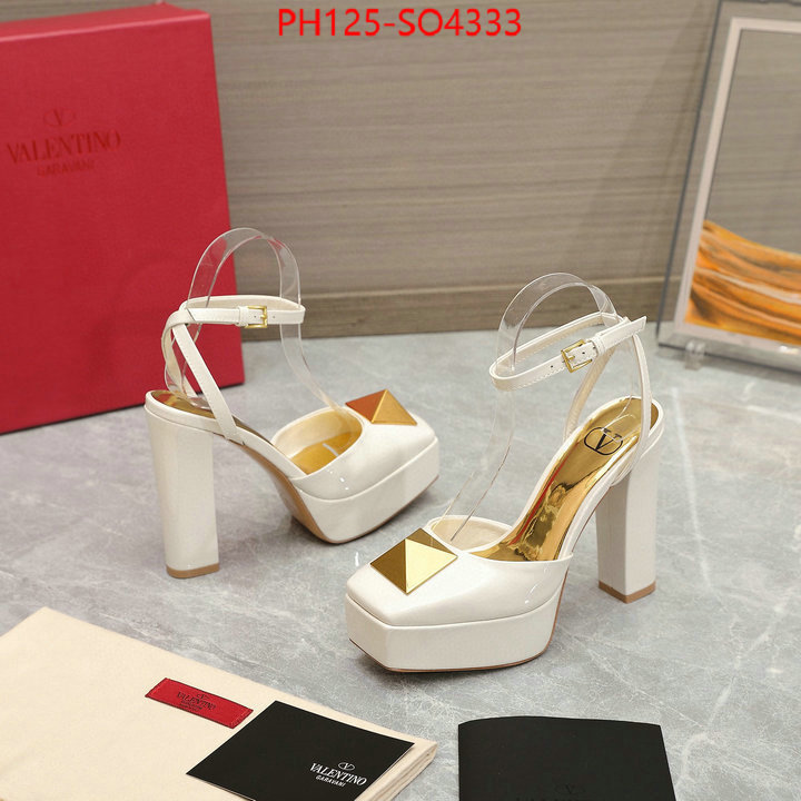 Women Shoes-Valentino,what's the best to buy replica , ID: SO4333,$: 125USD