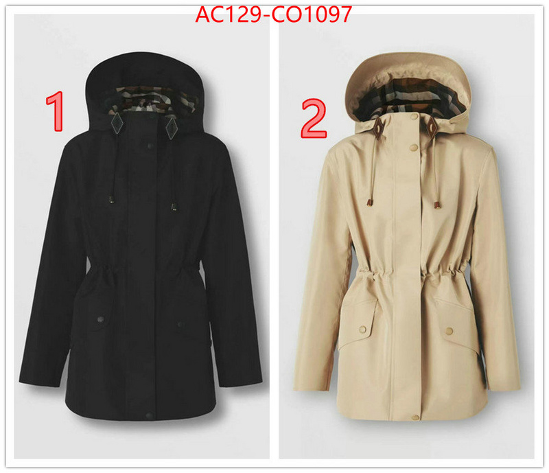 Down jacket Women-Burberry,aaaaa+ replica , ID: CO1097,$: 129USD