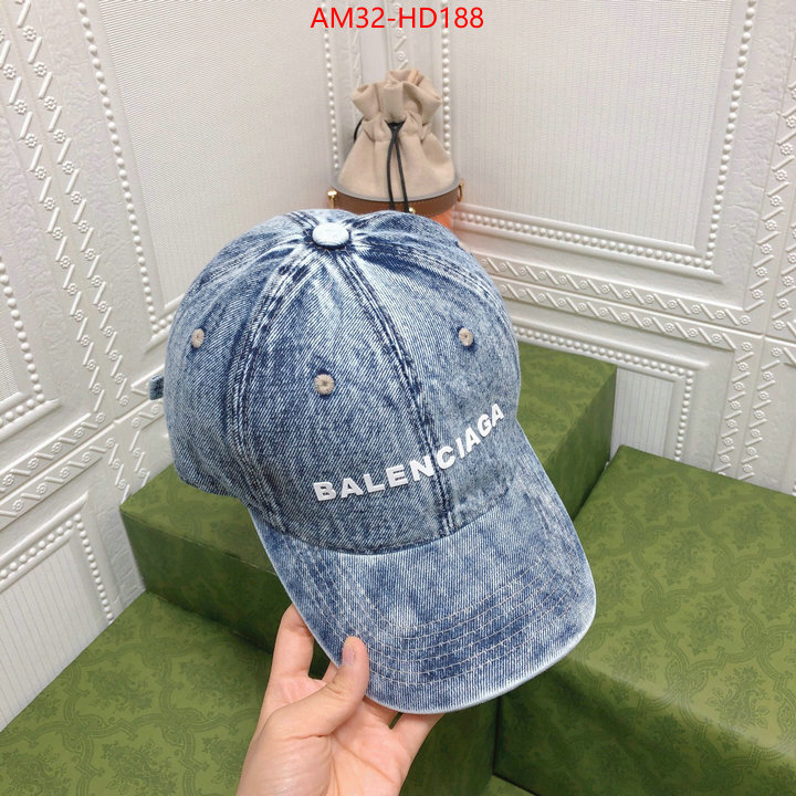 Cap (Hat)-Balenciaga,high quality happy copy , ID: HD188,$: 32USD