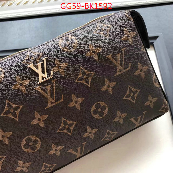 LV Bags(4A)-Wallet,ID: BK1592,$:59USD