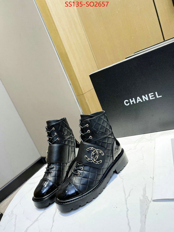 Women Shoes-Chanel,what is top quality replica , ID: SO2657,$: 135USD