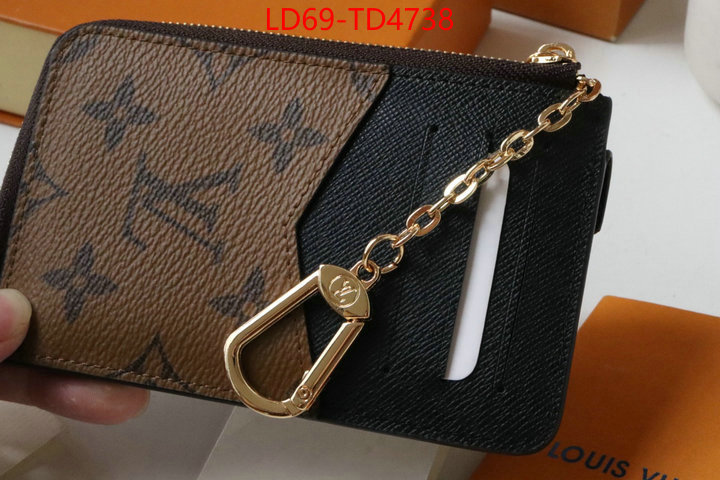 LV Bags(TOP)-Wallet,ID: TD4738,$: 69USD