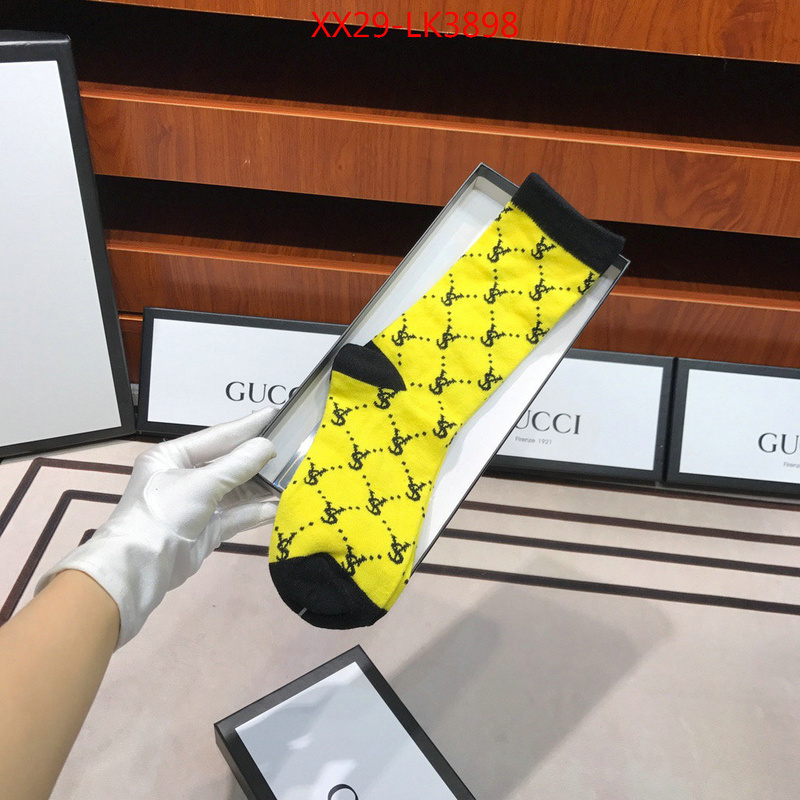 Sock-Gucci,high quality designer replica , ID: LK3898,$:29USD