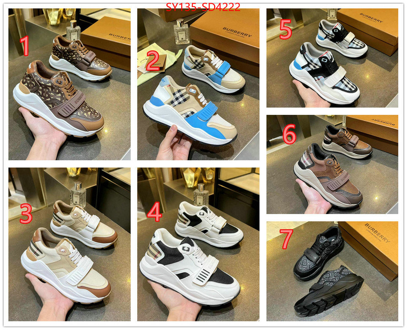 Women Shoes-Burberry,1:1 replica , ID: SD4222,$: 135USD