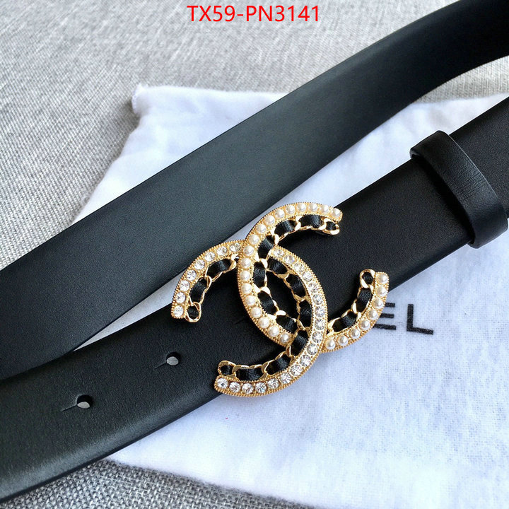 Belts-Chanel,designer fake , ID: PN3141,$: 59USD