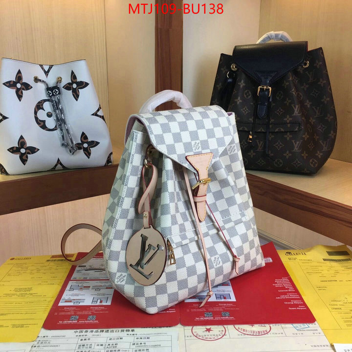 LV Bags(4A)-Backpack-,what is a counter quality ,ID: BU138,$: 109USD