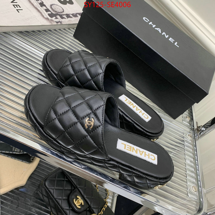 Women Shoes-Chanel,where should i buy replica , ID: SE4006,$: 125USD