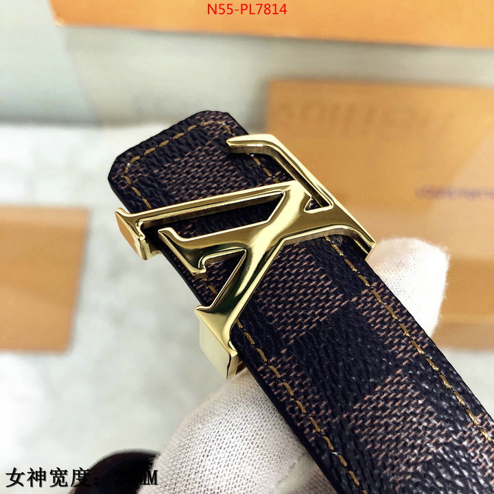 Belts-LV,good quality replica , ID: PL7814,$: 55USD