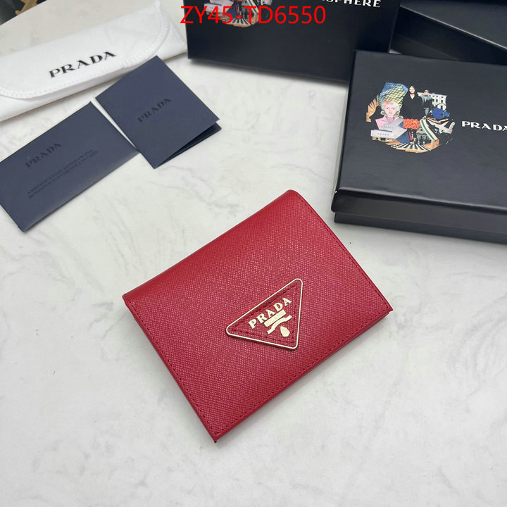 Prada Bags(4A)-Wallet,best like ,ID: TD6550,$: 45USD
