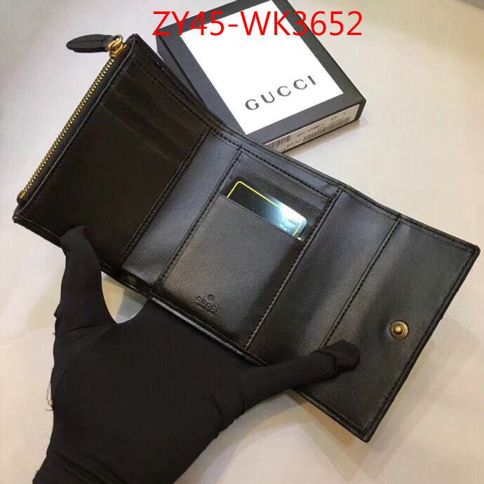 Gucci Bags(4A)-Wallet-,ID: WK3652,$:45USD