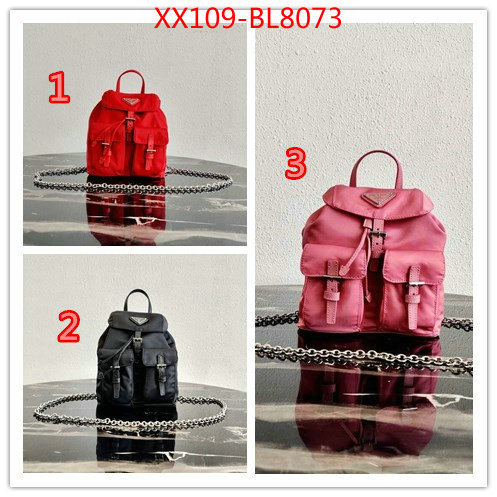 Prada Bags(TOP)-Backpack-,ID: BL8073,$: 109USD