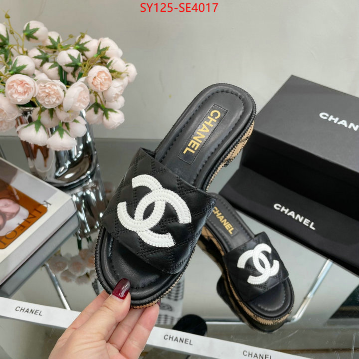 Women Shoes-Chanel,best designer replica , ID: SE4017,$: 125USD