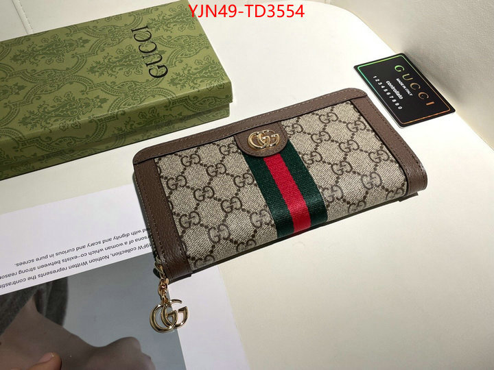 Gucci Bags(4A)-Wallet-,wholesale sale ,ID: TD3554,$: 49USD