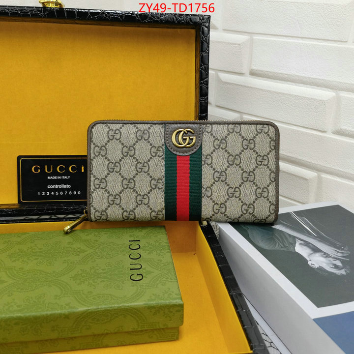 Gucci Bags(4A)-Wallet-,ID: TD1756,$: 49USD