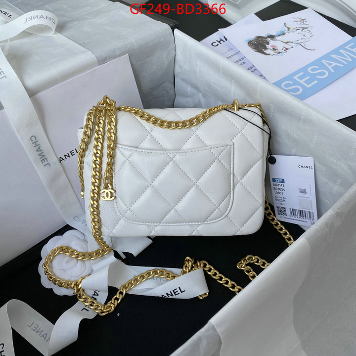 Chanel Bags(TOP)-Diagonal-,ID: BD3366,$: 249USD