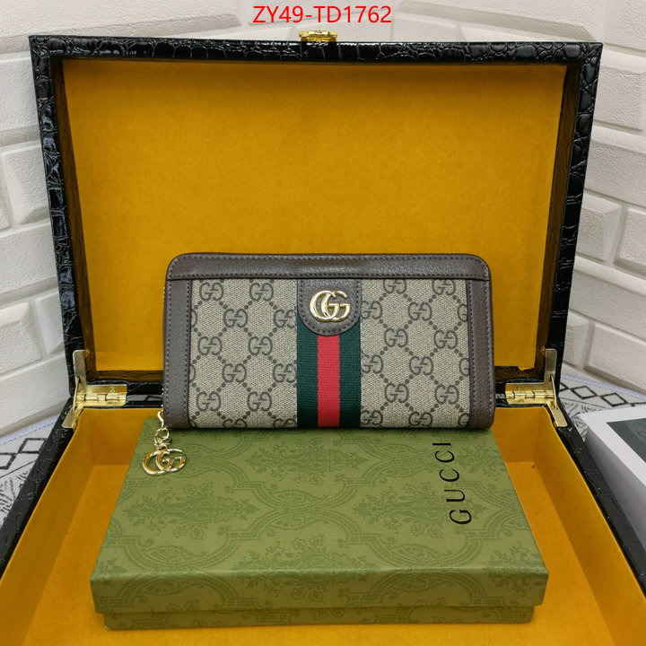 Gucci Bags(4A)-Wallet-,can i buy replica ,ID: TD1762,$: 49USD