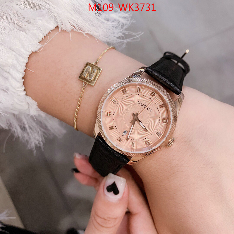 Watch(4A)-Gucci,top designer replica , ID: WK3731,$:109USD