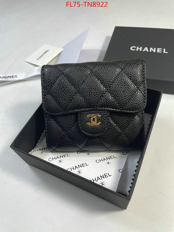 Chanel Bags(4A)-Wallet-,ID: TN8922,$: 75USD