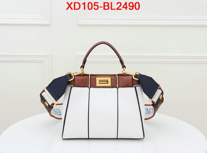 Fendi Bags(4A)-Peekaboo,high quality designer replica ,ID: BL2490,$: 105USD