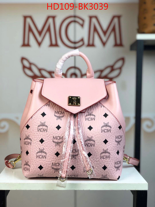 MCM Bags(TOP)-Backpack-,ID: BK3039,$:109USD