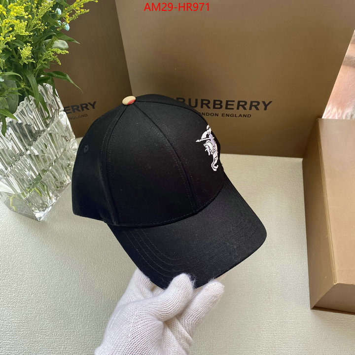 Cap (Hat)-Burberry,copy aaaaa , ID: HR971,$: 29USD