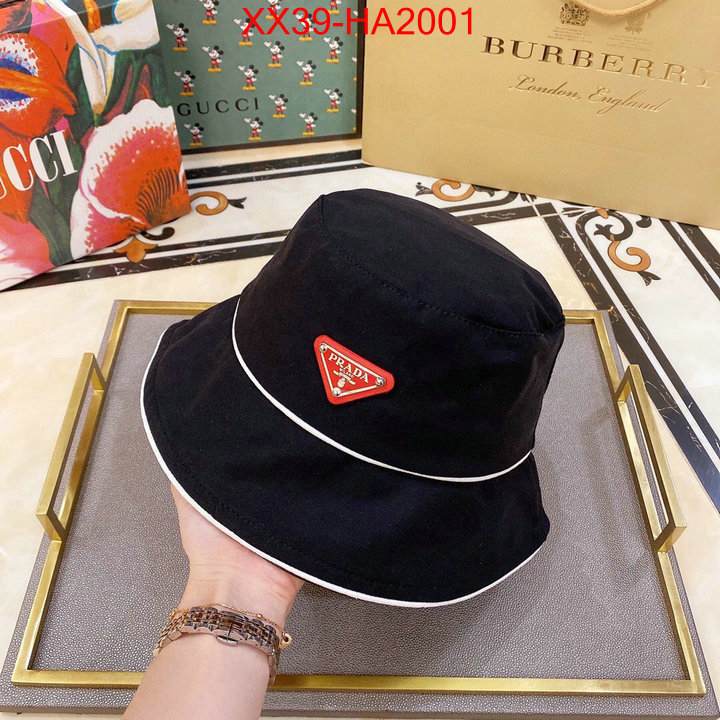 Cap (Hat)-Prada,replica aaaaa+ designer , ID:HA2001,$: 39USD