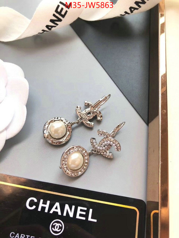 Jewelry-Chanel,luxury fake , ID: JW5863,$: 35USD