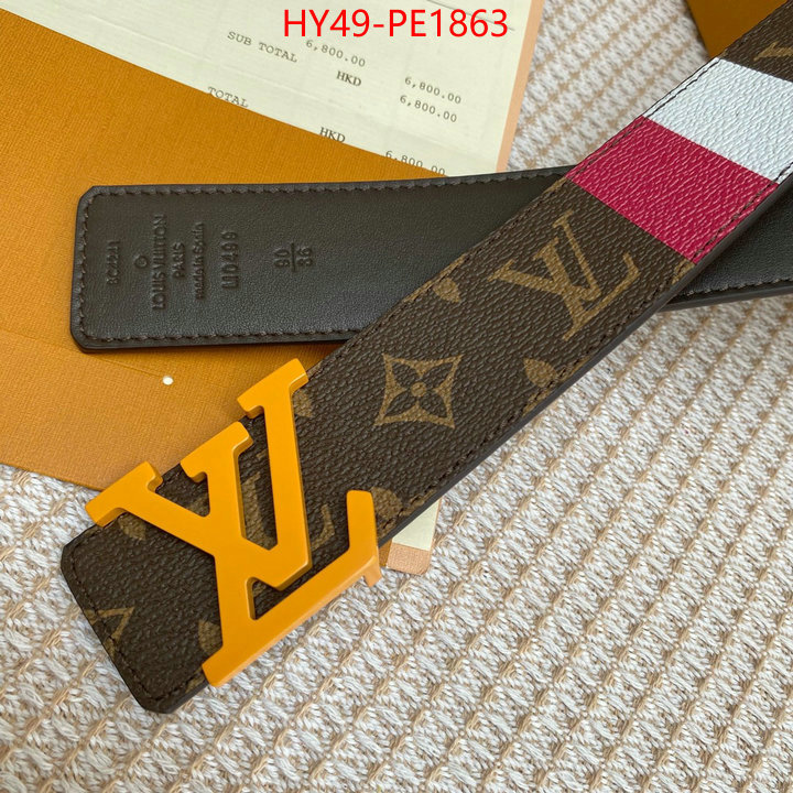 Belts-LV,outlet 1:1 replica , ID: PE1863,$: 49USD