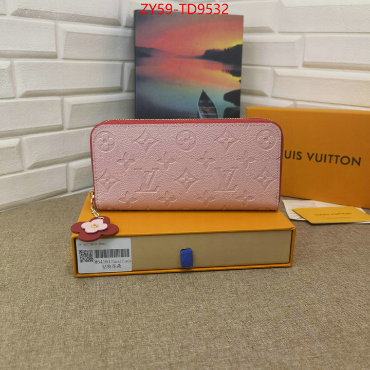 LV Bags(4A)-Wallet,top grade ,ID: TD9532,$: 59USD