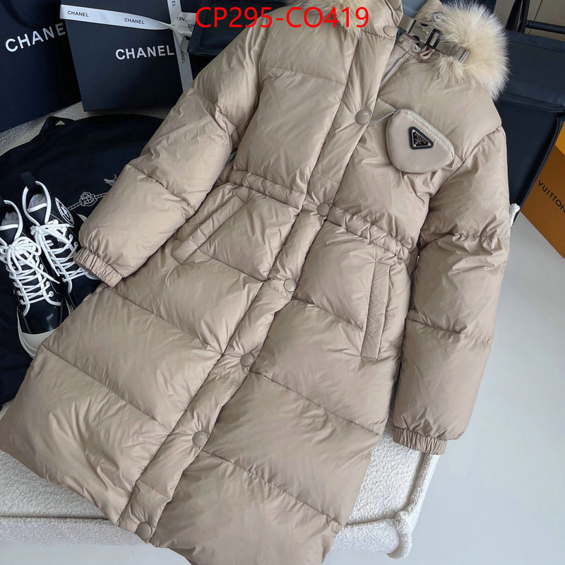 Down jacket Women-Prada,top quality replica , ID: CO419,$: 295USD