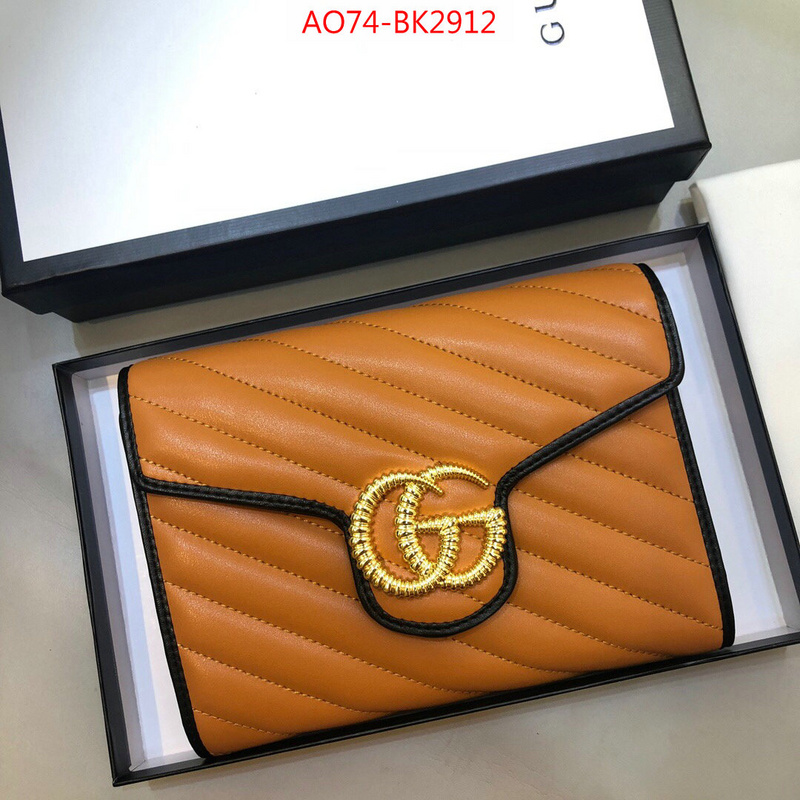 Gucci Bags(4A)-Wallet-,ID: BK2912,$:74USD