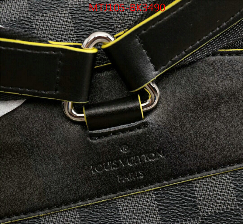 LV Bags(4A)-Backpack-,ID: BK3490,$:105USD